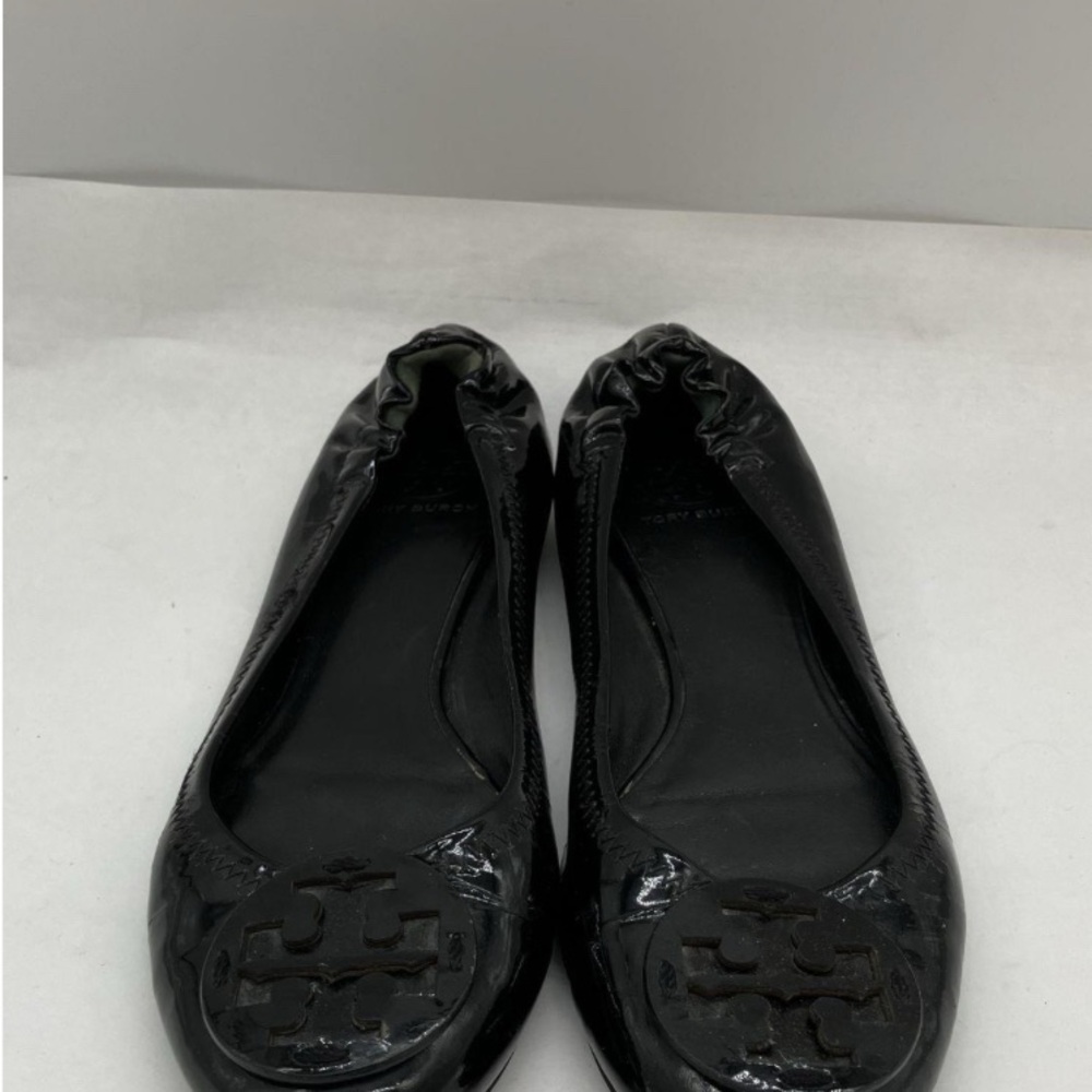 Tory Burch Black Patent Flats